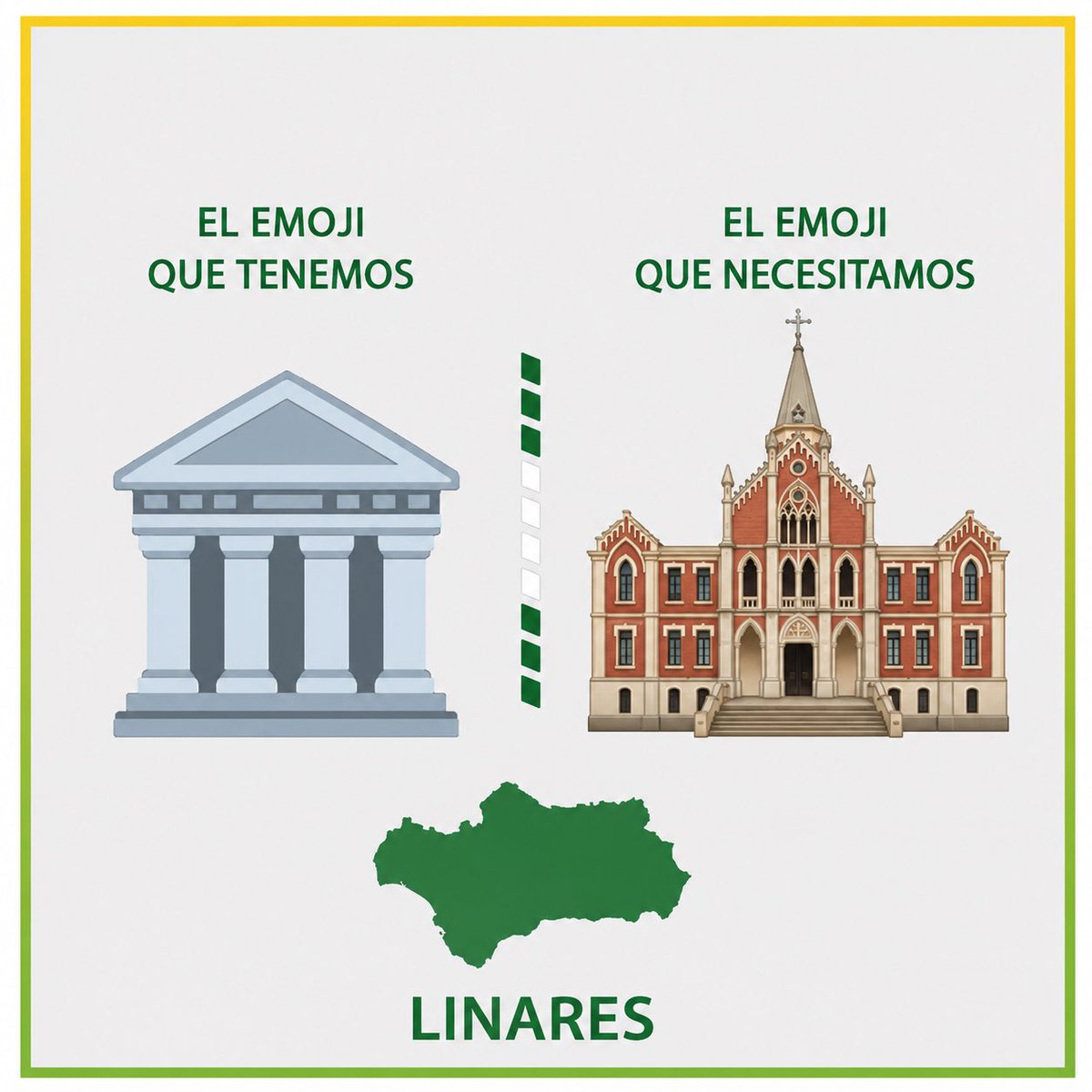 alatorreb_'s tweet photo. 💙Me uno al trend de emoji que tenemos vs el emoji que necesitamos, pero en versión 23700

#Linares no cabe en un solo emoji. Merece estar representada por su historia minera, Santana, nuestro patrimonio y sobre todo su gente

Hecho por una linarense enamorada de su tierra❤️➡️🧵 https://t.co/MSDpaU3vu2