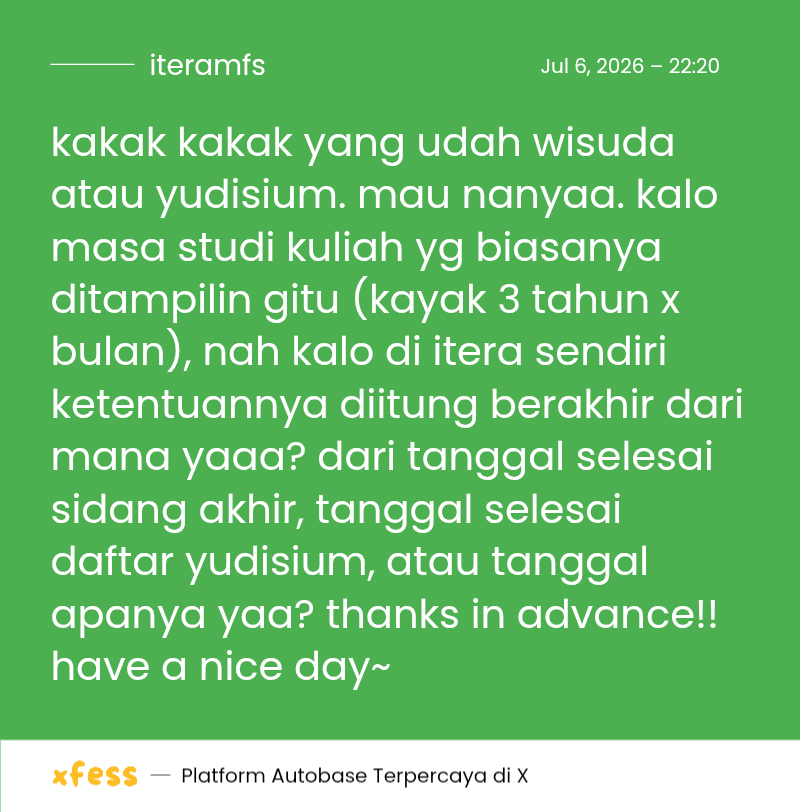 ITERAFESS | JUALAN JUMAT ONLY tweet media