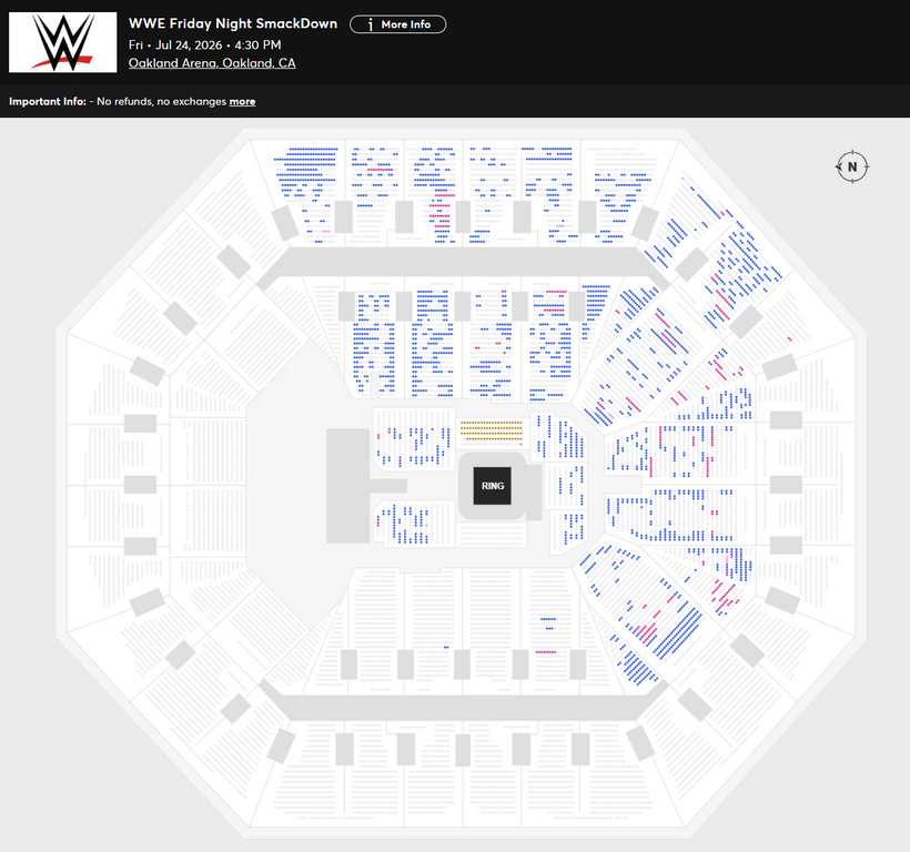 Cory_Hays407's tweet photo. 5,344 tickets have been distributed for #SmackDown on July 24th in Oakland

-.@WrestleTix https://t.co/p4kaWkp9sg