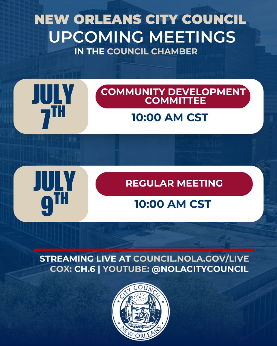 New Orleans City Council tweet media