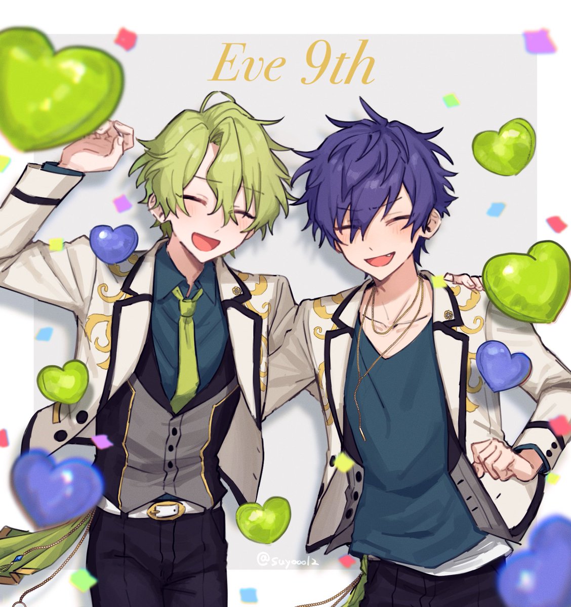 suyooo12's tweet photo. おめでとうございます‼️
#7月7日はEveの日
#Eve９周年 https://t.co/CkY0zfkfCL