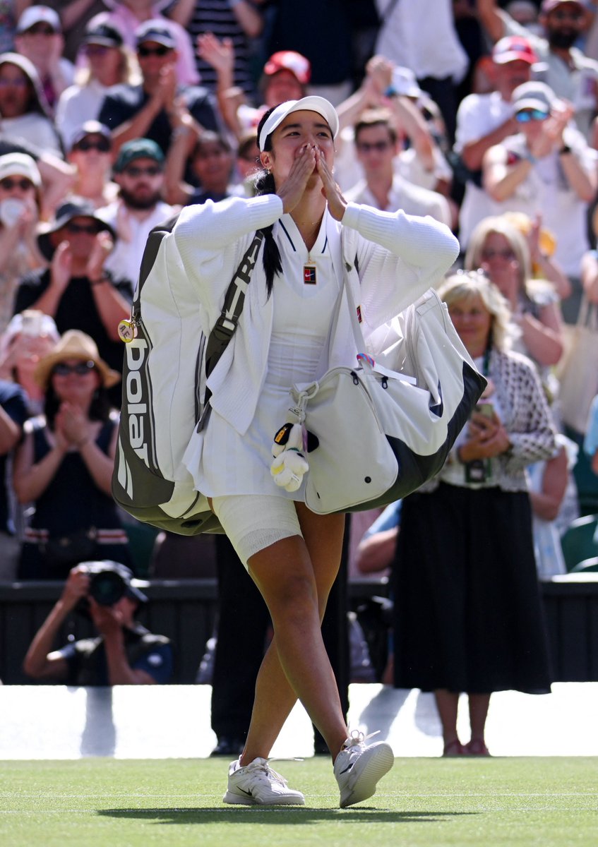 gmasportsph's tweet photo. PUSO HANGGANG DULO 🇵🇭❤️

IN PHOTOS: Alex Eala bowed out of the 2026 Wimbledon Championships in the Round of 16, falling to Italy's Jasmine Paolini 6-4, 4-6, 6-3.

Read more: https://t.co/ksAC4hMJJs

Courtesy: Jaimi Joy / Reuters https://t.co/WIGSvoaK4G