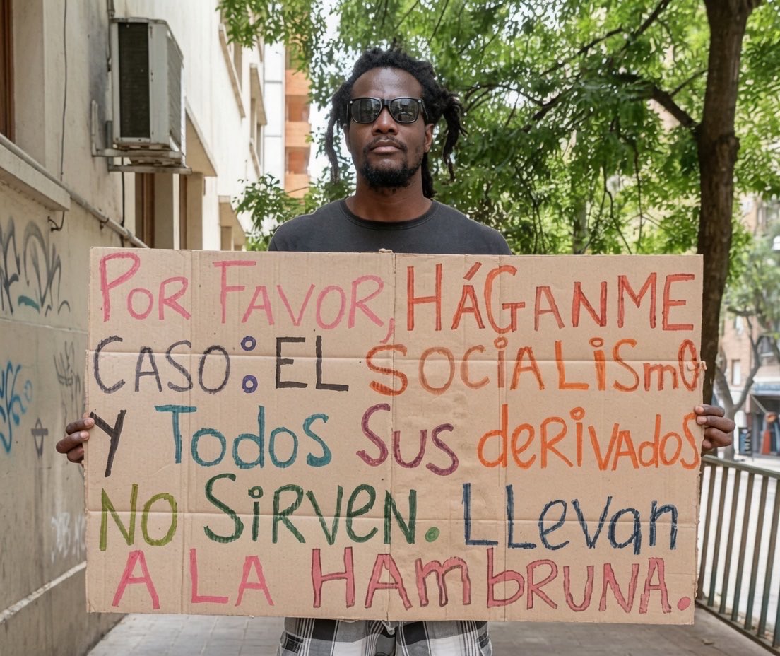 RocioInfantesb's tweet photo. El socialismo es miseria. https://t.co/659PrNtDdi