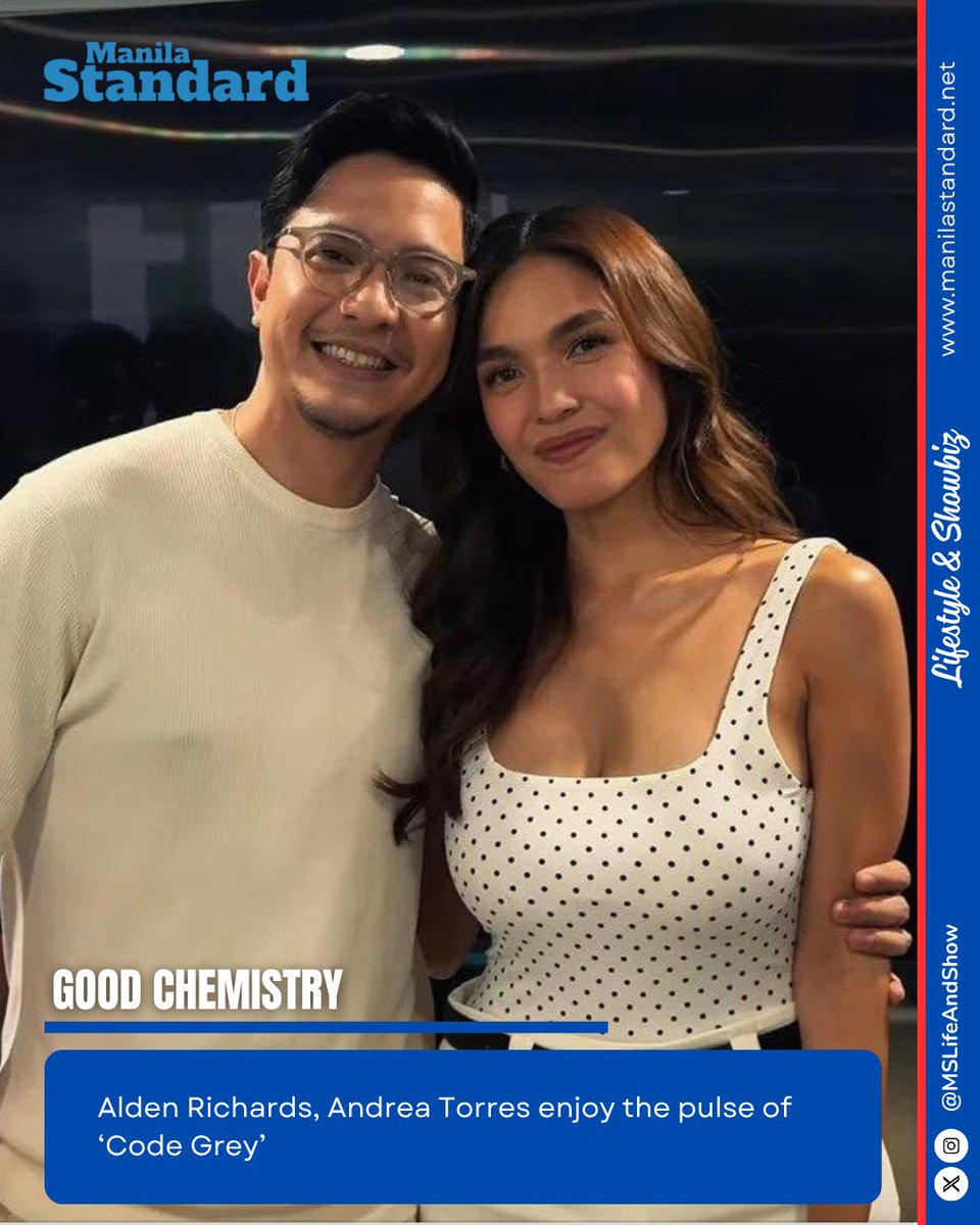 MSLifeAndShow's tweet photo. In a recent television interview, Alden Richards and co-star Andrea Torres said they have enjoyed filming the series despite the demands of portraying medical professionals.

READ: https://t.co/bCTe3qeA8f https://t.co/4oC7y6agq6
