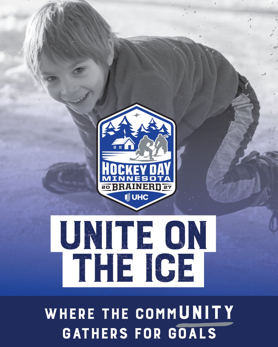 HockeyDayMN's tweet photo. The score lasts a day. Community lasts a lifetime.

Be part of Hockey Day Minnesota 2027 » https://t.co/9nrp3R6EoI

#HDM2027 https://t.co/kw0QSA76QL