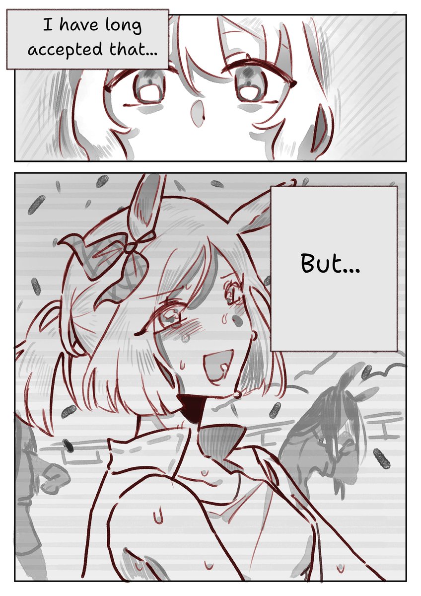 haandayo's tweet photo. An Umamusume That Can't Run (P2) (1/3)
#umamusume https://t.co/JAcnxiggwx