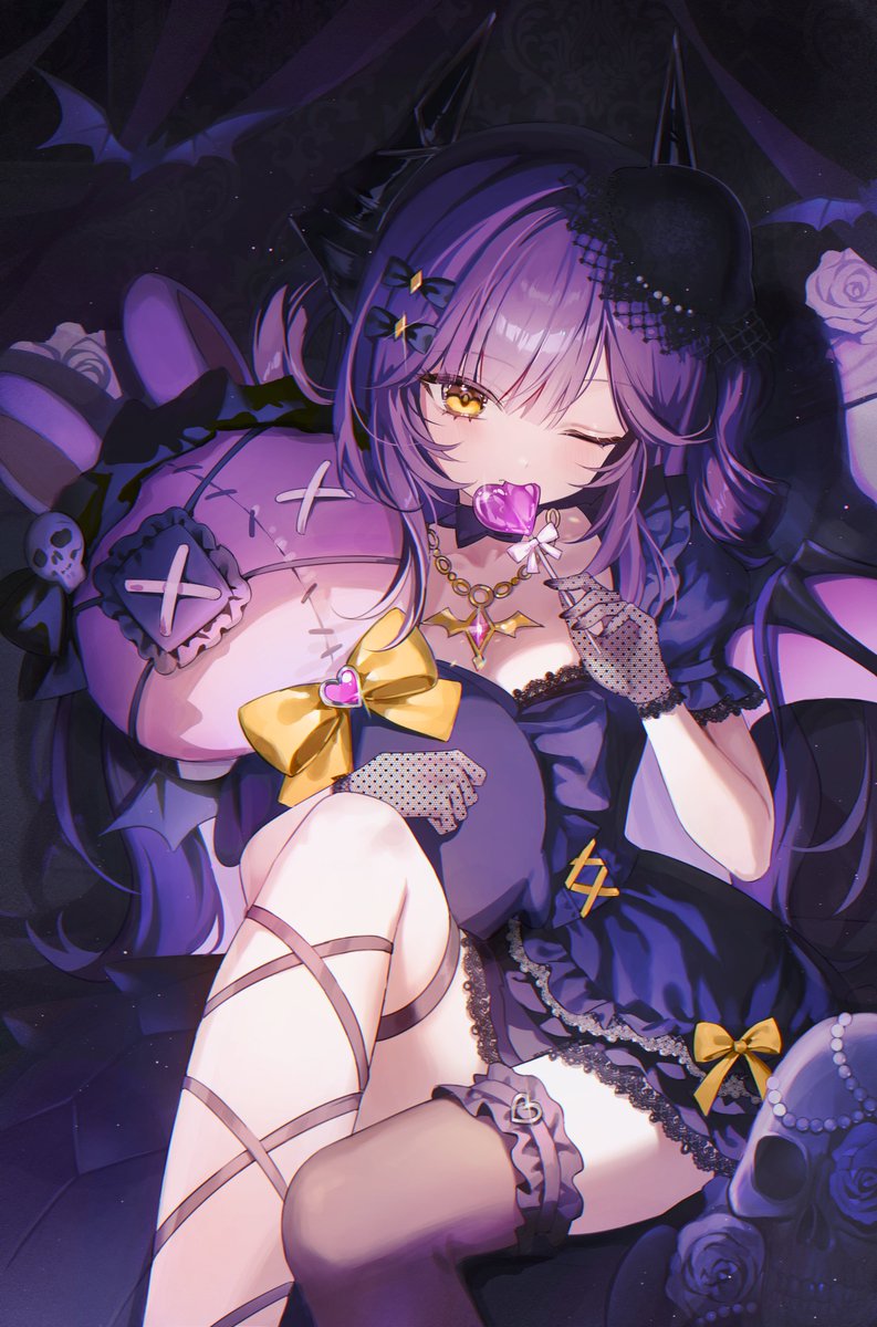 BLUEON_55's tweet photo. #huyart 
😈🦇💜🐲 https://t.co/iYARqH0q6b