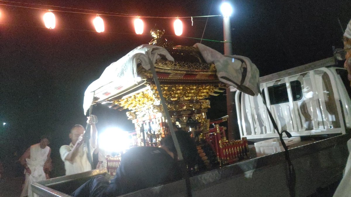 horingring's tweet photo. 2026.7.4
南房総市三坂区　鹿島神社祭礼に参加㊗️
納めた当日のうちに中台製作所へ修繕に出しました🛻
#南房総市　#三坂区　#鹿島神社祭礼　#神輿渡御 https://t.co/28Wk5BlEcY