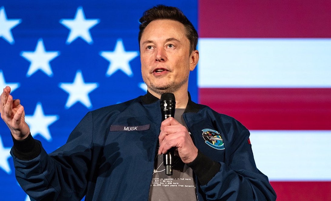 LeadingReport's tweet photo. Elon Musk shows support for the deportation of Muslim streamer ‘Sneako’ after the streamer was seen in a video calling for every household in America to become Muslim. https://t.co/NMVRX8gU5L