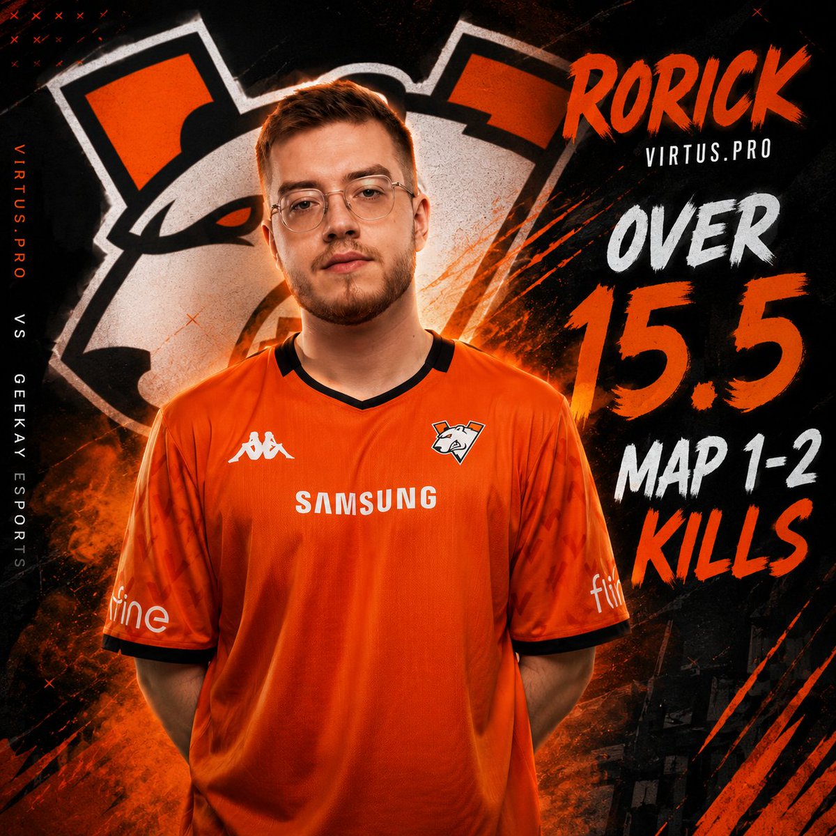 PropsDegen's tweet photo. R6 FREE PROP | 7.06

RORICK OVER 15.5 Kills

EML Stage 1 Playoffs begin today! We have an intriguing game between VP and Geekay today, that I think can be closer than expected. The market is pricing this as a blowout, but Geekay is coming into playoffs with some real steam. VP's only loss is to a G2 team that is running through the stage, while Geekay is coming off a 6 game win streak after dropping their first 3 games.

RORICK is one of the more consistent players on this lineup who has true upside value at this line. If Geekay pushes VP to more rounds than the books expect, then this should look easy.

RORICK is consistent at this 0.70 KPR range with true upside to hit 0.90. The map KPRs is how he preforms on each projected map that I expect them to play today. Primary being the main projection. 

Base KPR - 0.75
Primary Map KPR - 0.76
Secondary Map KPR - 0.97
Tertiary Map KPR - 0.74
H2H KPR - 0.91

PROJ - 17.7 Kills

DUBCLUB - https://t.co/HCxothvSuI 
DISCORD - https://t.co/3C9Zmw7BHd

#SAL #R6 #PrizePicks #SportsBetting #Gambling𝕏