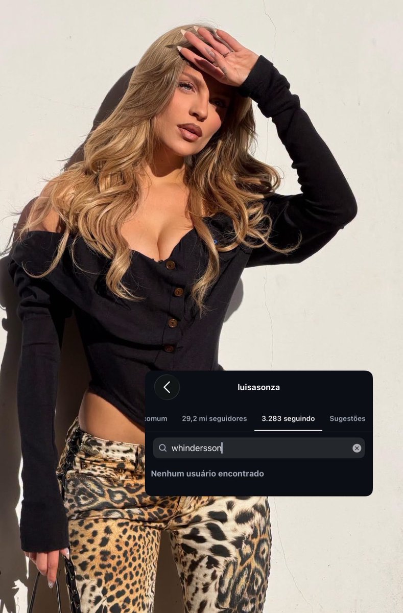 redesonzerr's tweet photo. aguentou muito e ainda foi simpática! 
Luísa Sonza acaba de dar unfollow em Whindersson Nunes no Instagram. https://t.co/qMOdylz7eL