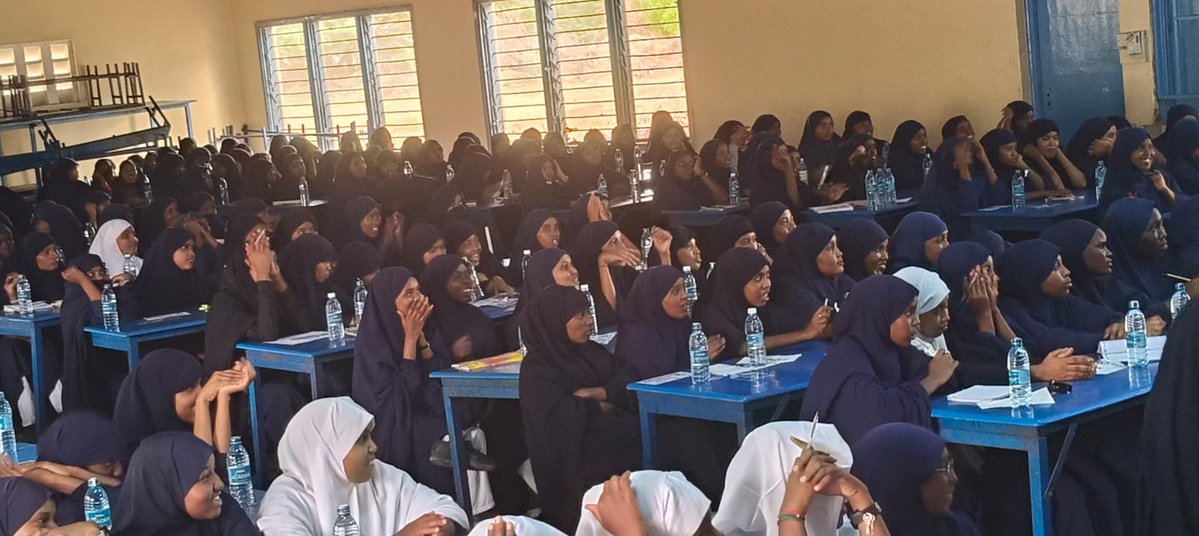 NGECKenya's tweet photo. The Commission's Garissa office joined the County CUC outreach at NEP Girls School, led by Garissa High Court Presiding Judge Hon Justice J.T Lolwatan and bringing together the ODPP, Law Society of Kenya, security agencies, education stakeholders,UNICEF and religious leaders to empower girls through legal awareness and rights education.

Our session focused on GBV prevention and survivor referral pathways, equipping learners with knowledge on where and how to seek help, while reinforcing that every girl has the right to safety, dignity and justice.

Through collaboration, we continue to strengthen prevention, protection and access to justice for women and girls in Garissa.
