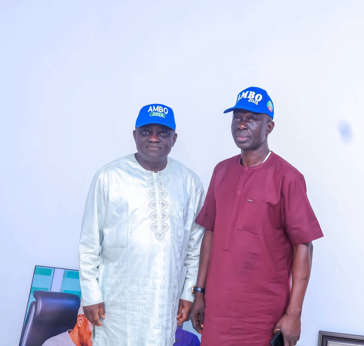 EleluAyoola's tweet photo. Prophet Ajayi Olabode Oluwafemi, member of Osun State Pilgrim Welfare Board quits Governor Ademola Adeleke Government along with his followers. Those in the know are quiting on daily basis, it is clear that AMBO is coming.

You’re welcome on board @OyebamijiBola Flight 150826.

#AmboAtide