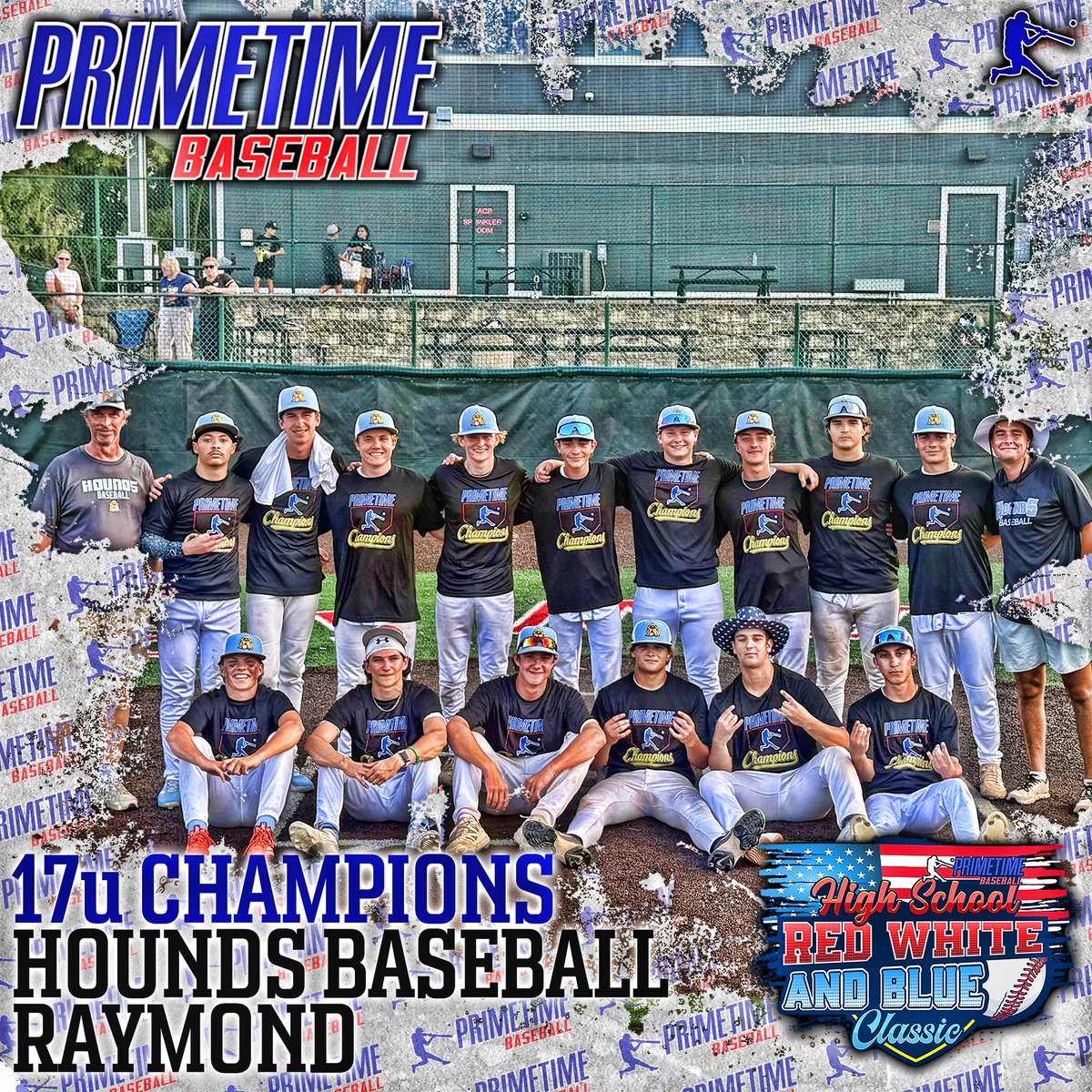 PrimetimeIL's tweet photo. 𝐏𝐫𝐢𝐦𝐞𝐭𝐢𝐦𝐞 𝐇𝐢𝐠𝐡 𝐒𝐜𝐡𝐨𝐨𝐥 𝐑𝐞𝐝, 𝐖𝐡𝐢𝐭𝐞, 𝐚𝐧𝐝 𝐁𝐥𝐮𝐞 𝐂𝐥𝐚𝐬𝐬𝐢𝐜

17/18u Champions - Hounds Baseball Raymond https://t.co/4mLyzu89IE