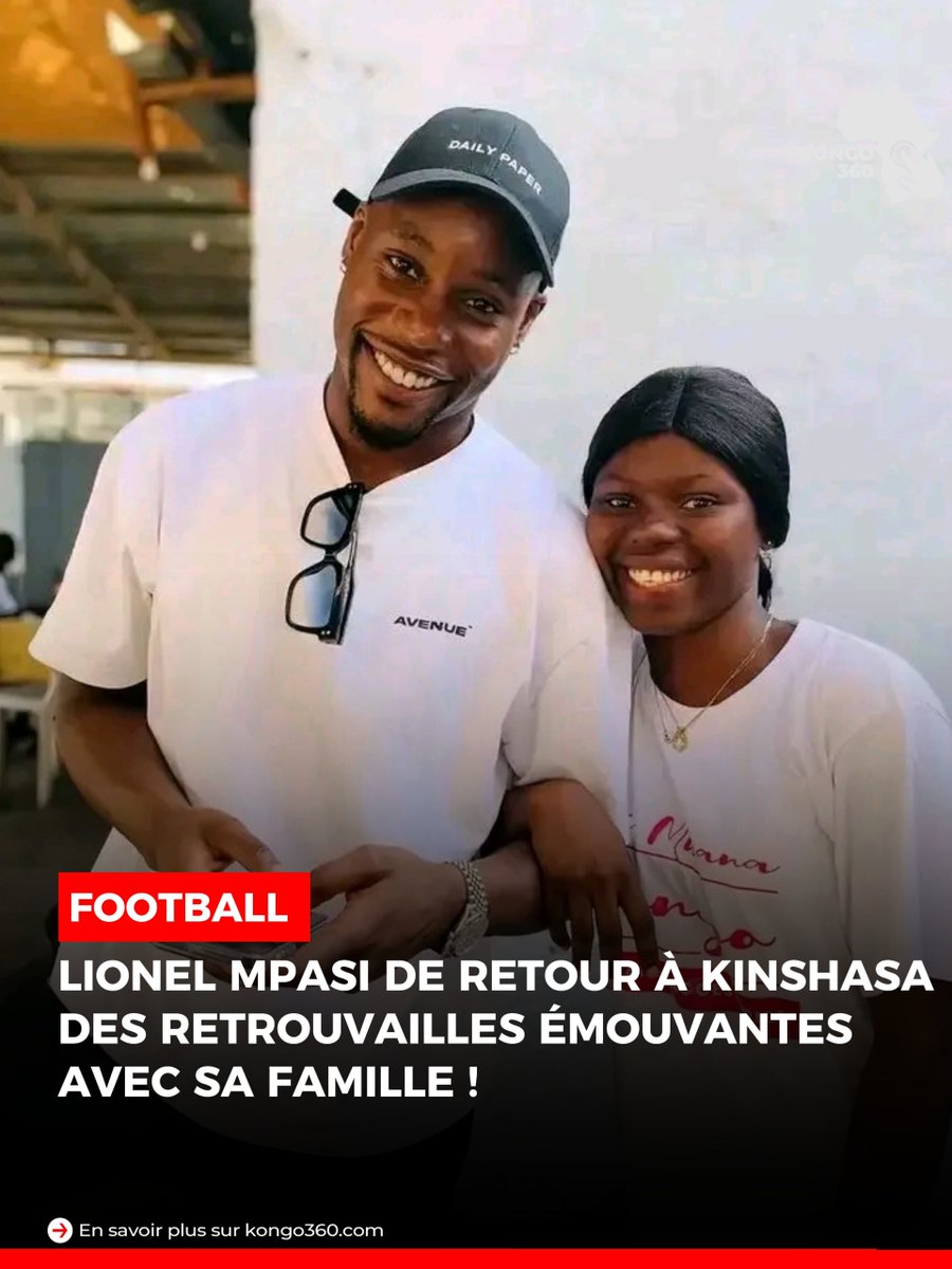 Kongo_360's tweet photo. Le gardien des Léopards, Lionel Mpasi, profite d'un moment précieux auprès de ses proches à Kinshasa après ses récents engagements. Des images qui ravissent les supporters congolais. 🇨🇩❤️
#LionelMpasi #RDC #Leopards #Kinshasa #Football https://t.co/tpklx9F4rg