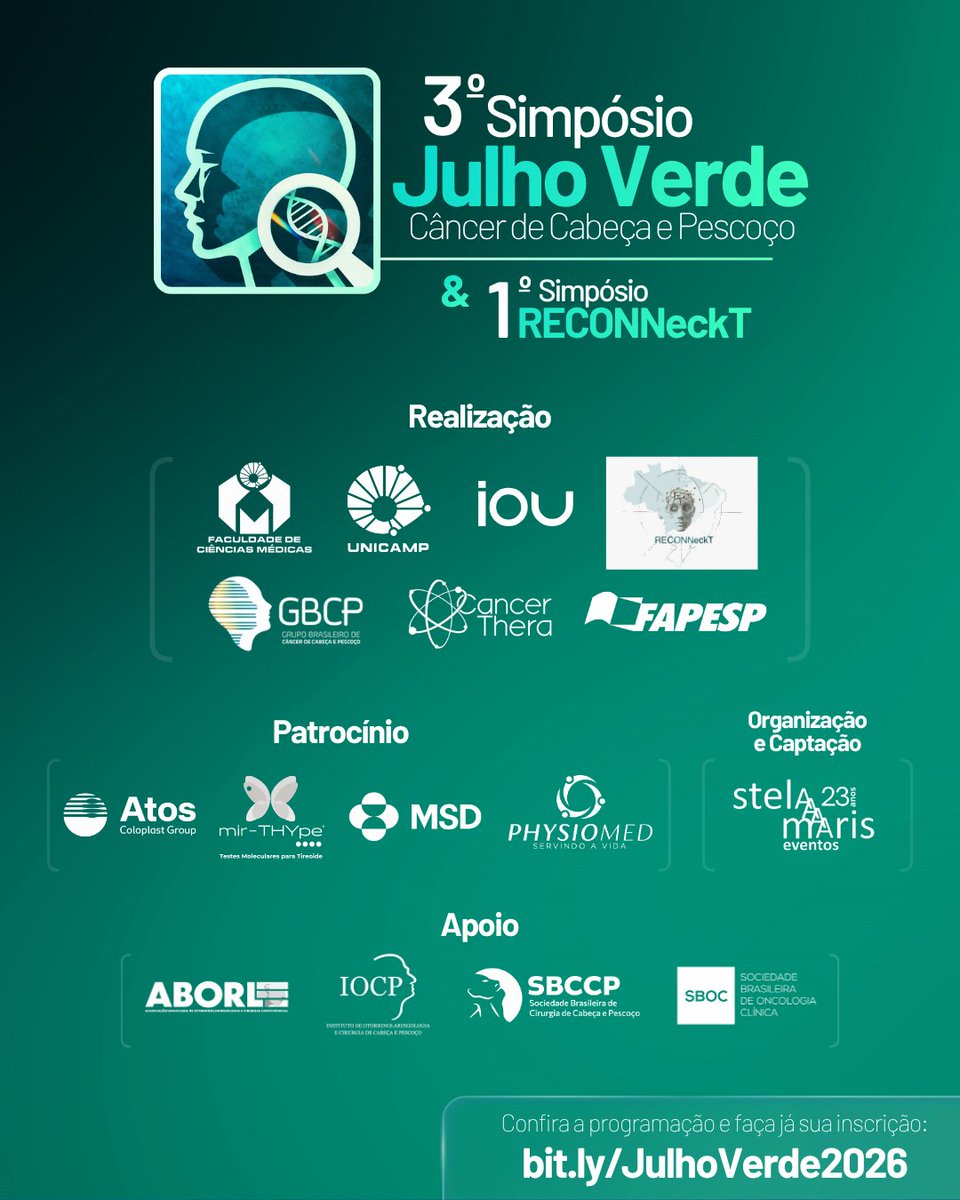 CEPID_CThera's tweet photo. Faltam apenas 4 dias! Estamos nos aproximando de duas oportunidades intensas de atualização científica, debates multidisciplinares e troca de experiências com especialistas de referência em câncer de cabeça e pescoço. https://t.co/yCrKbaC2lE