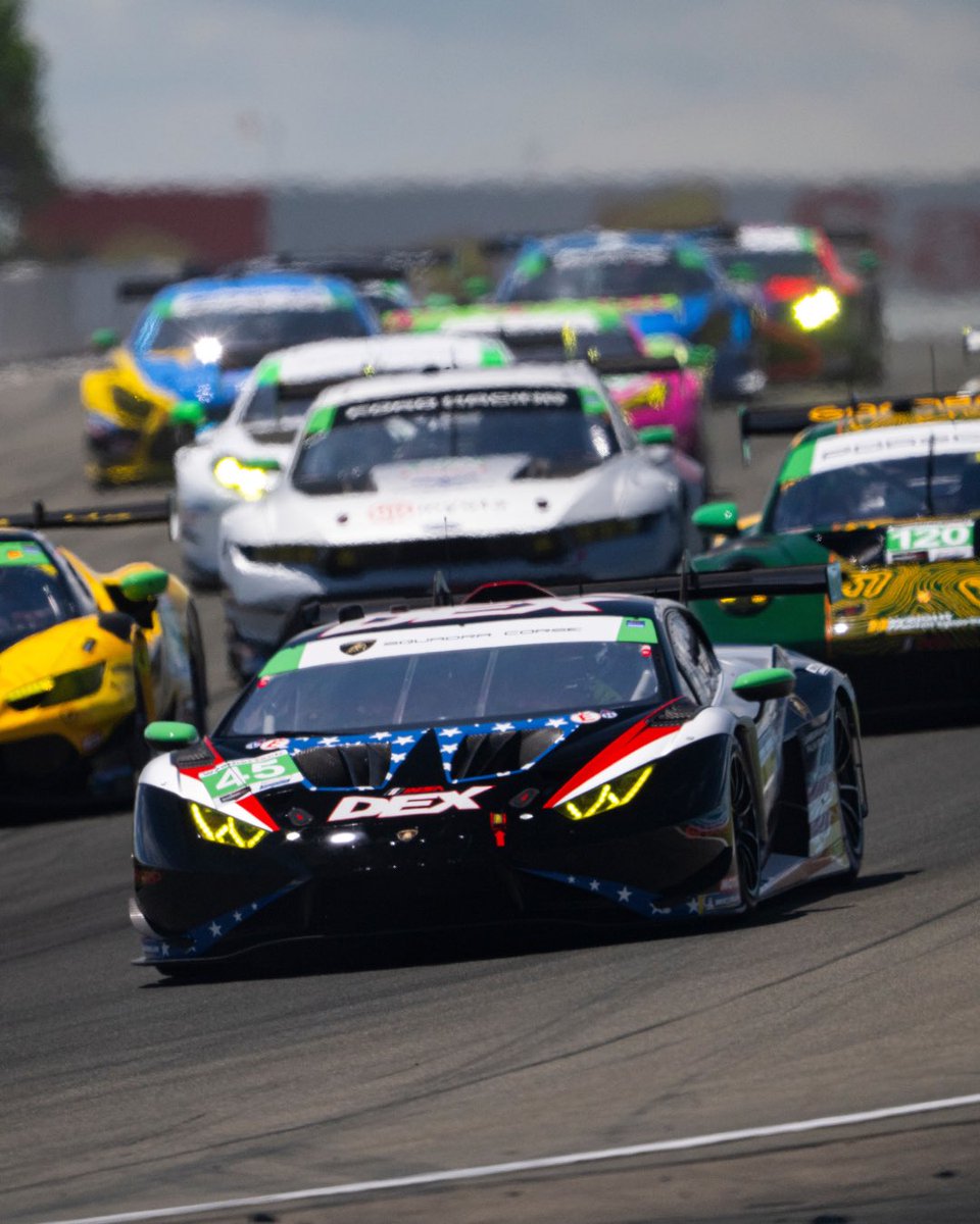LamborghiniSC's tweet photo. The journey continues🏁
The Lamborghini Temerario GT3 took on the legendary Watkins Glen International for another round of the IMSA season, continuing its journey across North America's most iconic circuits. https://t.co/vkASkJ6yh6