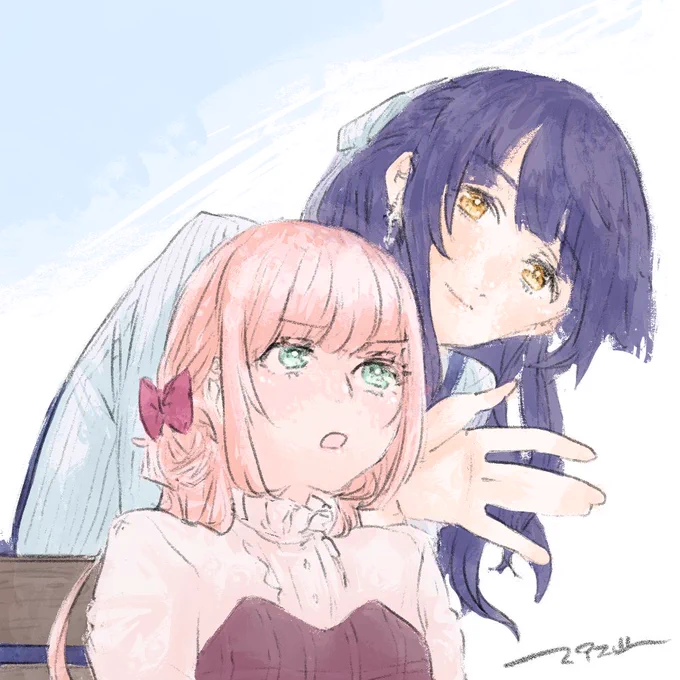 過去絵ですが ルルたんじょびおめでとぅ