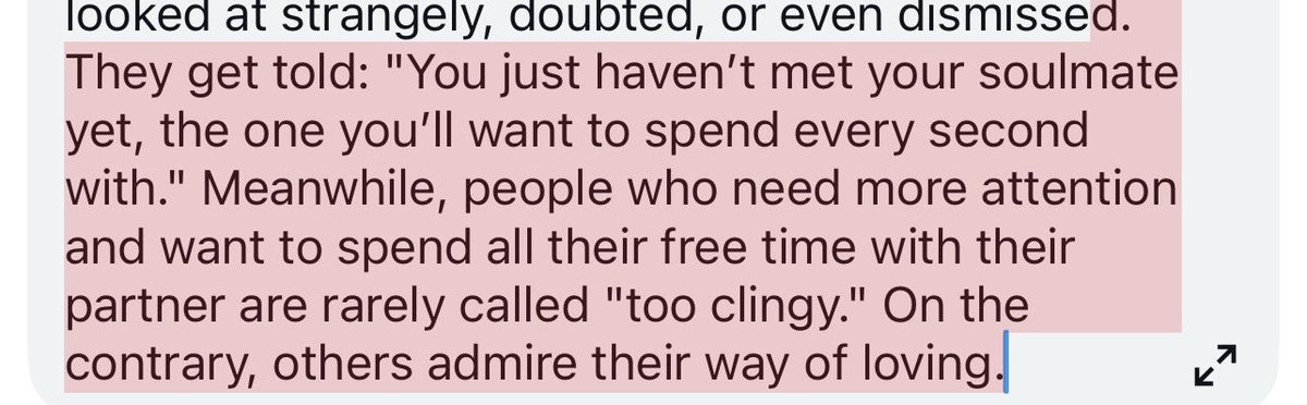 _samigin_'s tweet photo. @OnyxOrbits @dwecayedgirl Exactly. Even if we step away from anxious and avoidant attachment styles, I notice this tendency: people who love solitude, need more personal space, and are comfortable being alone—who don’t need their partner around 24/7—are often looked at strangely, doubted, or even dismisse https://t.co/JE0nTJ7Esc
