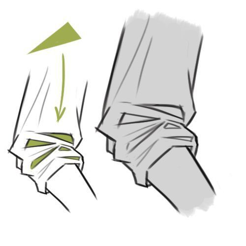 ezdrawps's tweet photo. Folds follow pressure, not random lines https://t.co/UWMfA3xBSv