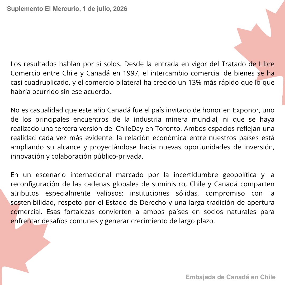 Canadá en Chile tweet media