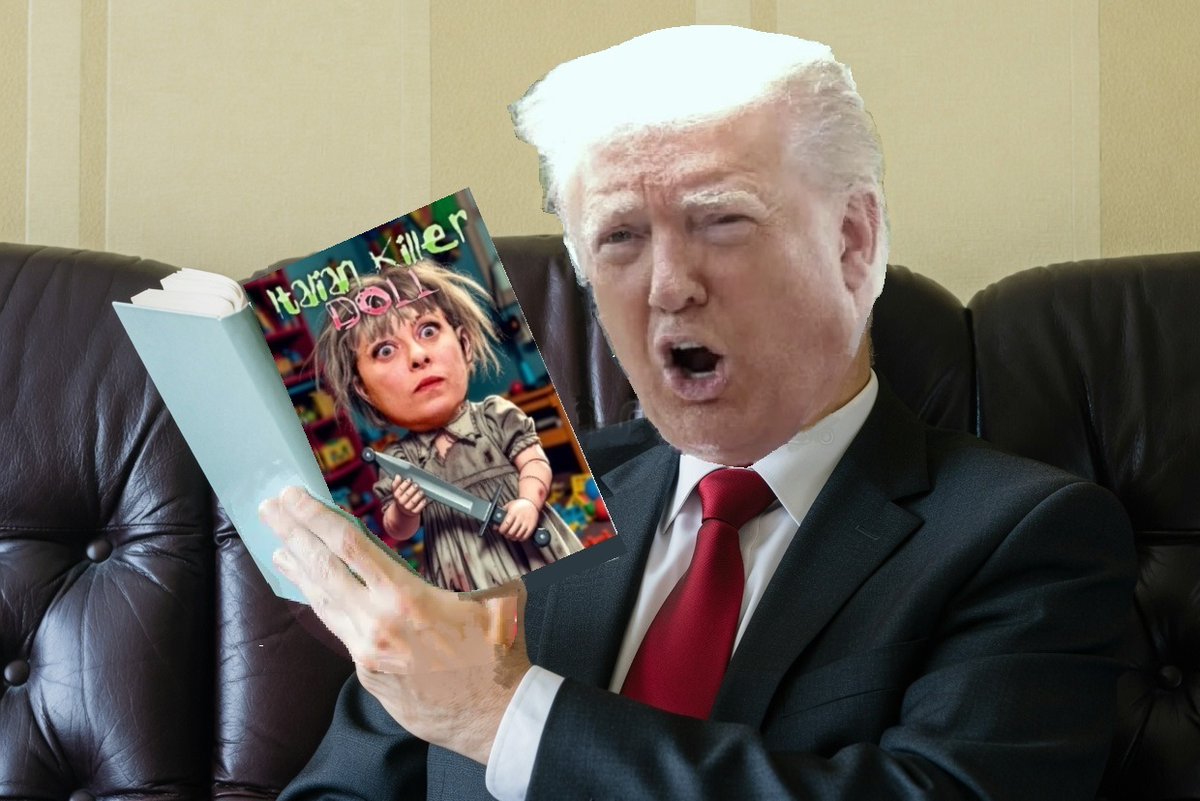 raccontierotics's tweet photo. The last Thriller of President @realDonaldTrump writer Italian #storyteller @GiorgiaMeloni https://t.co/fmIT48sjPX