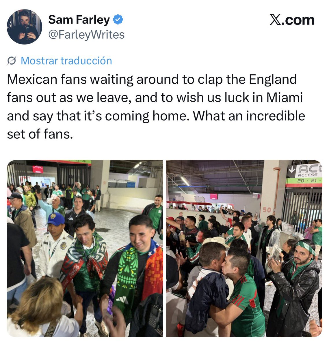 ChristianMalJ's tweet photo. @carolina_rocha_ Mal anfitriones?cuando nos convertimos en Colombianos los dos juegos que la Sele jugó en México,cantamos en el Ángel con los colombianos, lo de Ecuador fue por q sus medios se cagaron en México antes del partido, acá todos decían q sería un partido durísimo, miren a los Ingleses! https://t.co/N2DPMMl0b4