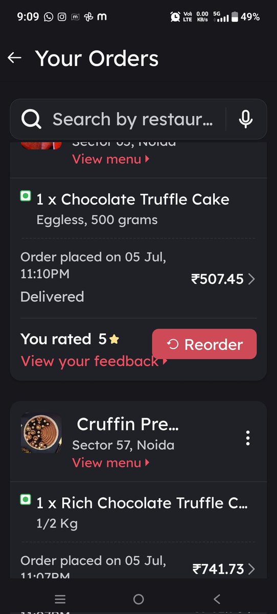 M8Aggarwal's tweet photo. Shame on @zomato why don't you people learn some work dignity ? When u shared the wrong delivery address with delivery partner, u blamed it on him and even had the audacity to warn him to cut the amount from his pay?U guys should perish already hv some humanity,its midnight order https://t.co/DrjxFb7UyZ