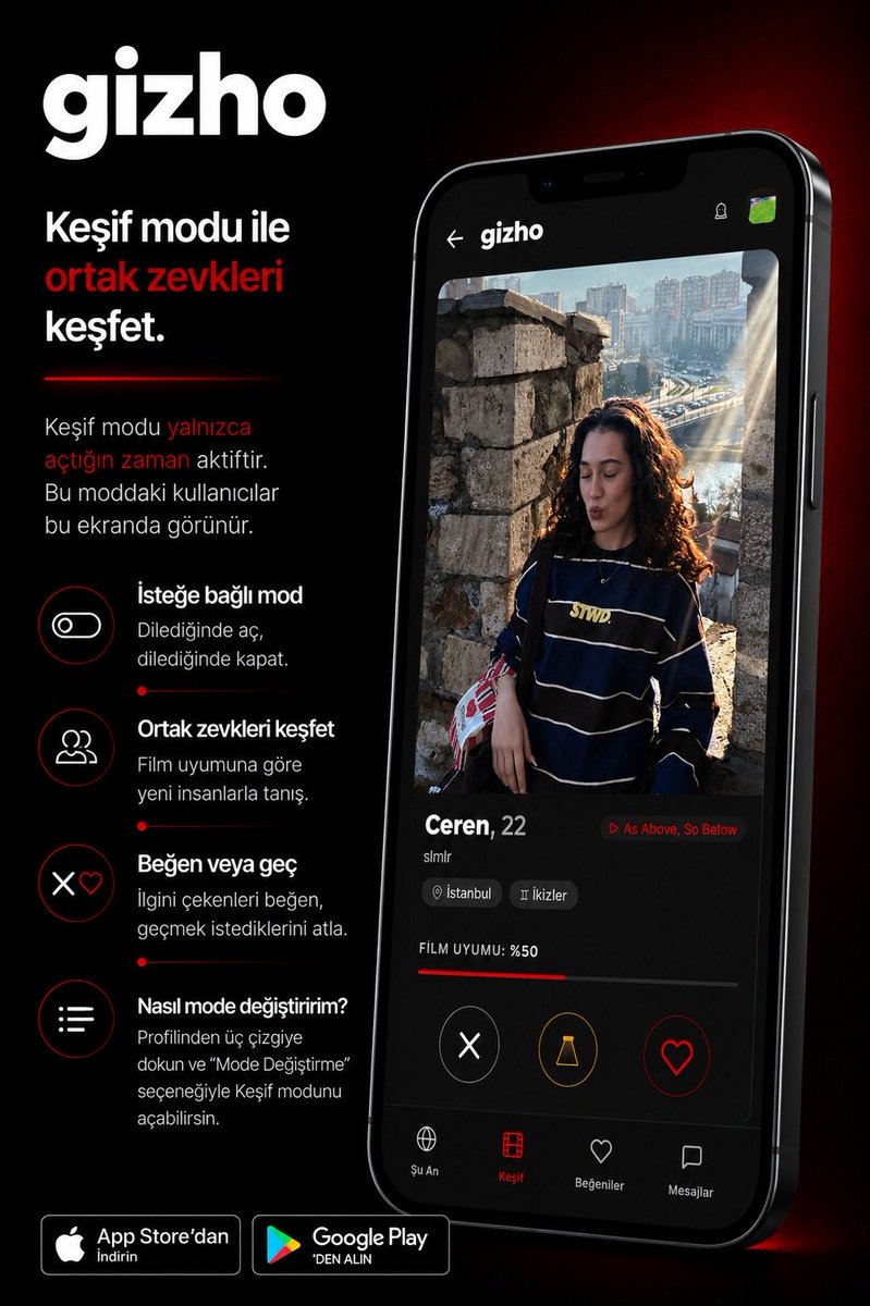 gizhocom's tweet photo. Keşif modu ile film ve dizi zevkine göre yeni insanları keşfet. https://t.co/z67xxGsnFI