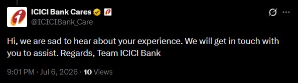 VibrantAnkur's tweet photo. @ICICIBank @ICICIBank_Care 
On which date you'll get in touch?

I'll make sure you get a lot of publicity now for your customer service. https://t.co/2pRWYz8mNn
