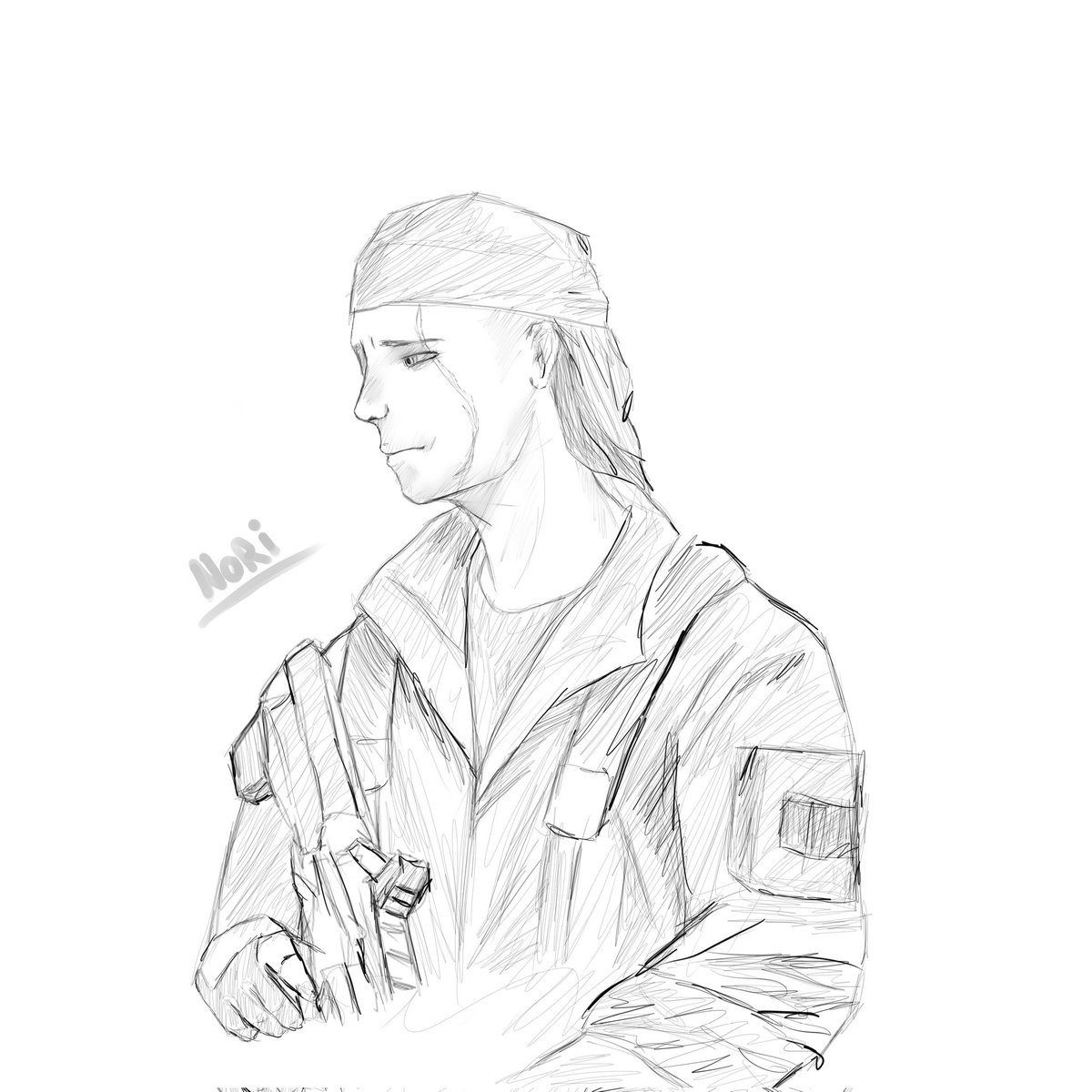 nori16707's tweet photo. #ArtistOnX #ArtistOnTwitter #CallofDuty #CallofDutyghosts #GabrielRorke #fanart #CallofDutyfanart #digitalart #sketch #art #Artist https://t.co/P4GYcDyidK