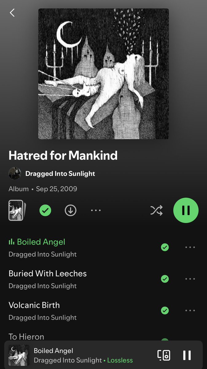 Shinich08413513's tweet photo. Now listening to Dragged Into Sunlight: Hatred For Mankind https://t.co/aRdwgdM8BV