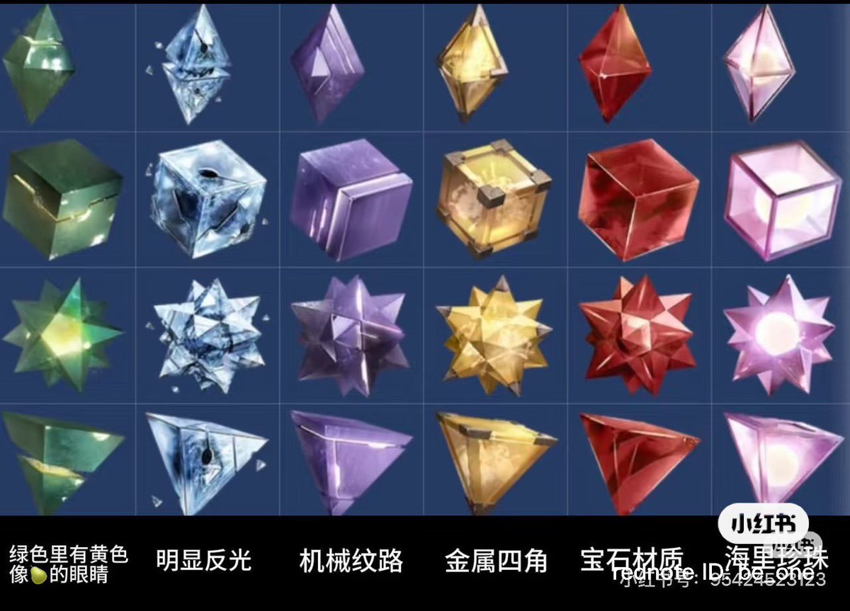Angel_K1mm1's tweet photo. MY GIANT THREAD OF PROOF that this was all part of the bigger picture and was planned piece by piece by the devs. That each character was worked on with care and love. That Valko wasn't some unplanned addition or cash grab.  [1/8]

1. There are SIX Stellactrum.  Each matches one of the LIs eye colours which is why a lot of people speculated the final LI would have gold eyes (which Valko does). This is also why a lot of people speculated there would be SIX LIs to match the Stellactrum.

2. Each of the Protocores are DIFFERENT in design and until recently I never stopped to think why. It's because they represent the Love Interest.

Zayne: Yellow/Green like his eyes and perfect cracks
Xavier: Reflection and fragments off them 
Caleb: Robotic pattern 
Valko: Metallic edges 
Sylus: Gemstone-like material 
Rafayel: Sea pearl inside

#BringBackValko #LoveAndDeepspace #戀與深空 #LADSValkoReturn #GIVEUSVALKO #ValkoGlobalRelease #敖尹 #Valko #恋と深空 #ValkolsThe6Li

Credit: @aoaolubchoco or @Elainejixi for the protocore image (I saw it on both so I'm not sure which it originated from) @deluluPilot for the image of their eyes and protocores
