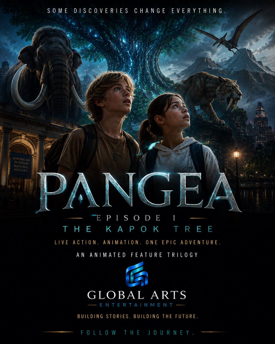 BuzzTalkLive's tweet photo. Some stories entertain.

Others inspire generations.

We believe PANGEA is one of those stories.

PANGEA – Episode 1: The Kapok Tree

A live-action family adventure brought to life with breathtaking photoreal CG characters and environments.

Follow the Journey.

#PANGEA #Film https://t.co/QNznpNkfwY