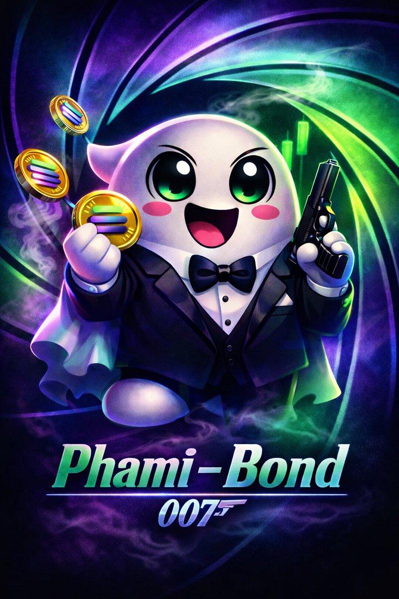 Phami_on_solana's tweet photo. Agent โPhamiโ goes undercover
Time to Pump ๐
007 style
#Phami #Bond #Phamibond https://t.co/y6IwE9yh3W