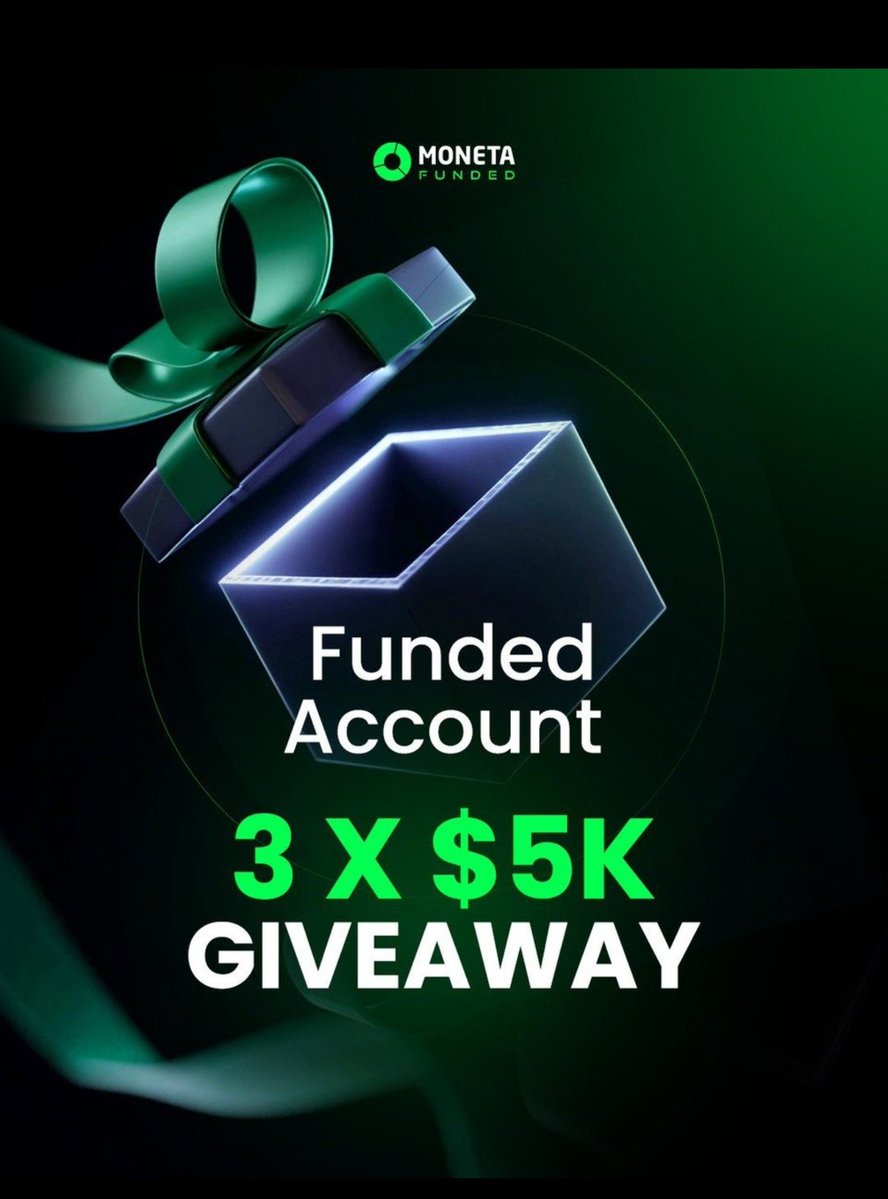 Flashxp0815's tweet photo. Giveaway opportunity 

3X $5K MonetaFunded

How to enter:

Follow
@MonetaFunded @Flashxp0815 @neo_prime77 @Traders_Waves @SavableApp

Like,Retweet, Tag 3 people

Also follow: @fxayush2908 @anuraj_fx @NFC_trading @DARSHFOREX10 @merci__mon_dieu https://t.co/FjKKzEOXDy