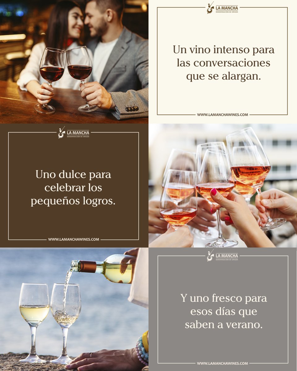 vinodelamancha's tweet photo. 🍷 Hay un vino para cada ocasión… y un momento para cada vino.
Porque el vino no solo acompaña la mesa, también acompaña los momentos que queremos recordar.
¿Y tú? ¿Con qué vino brindarías hoy? 🥂
#vinosdelamancha #dolamancha #MomentosConVino #CulturaDelVino #Brindemos https://t.co/ztdSP4zVyh