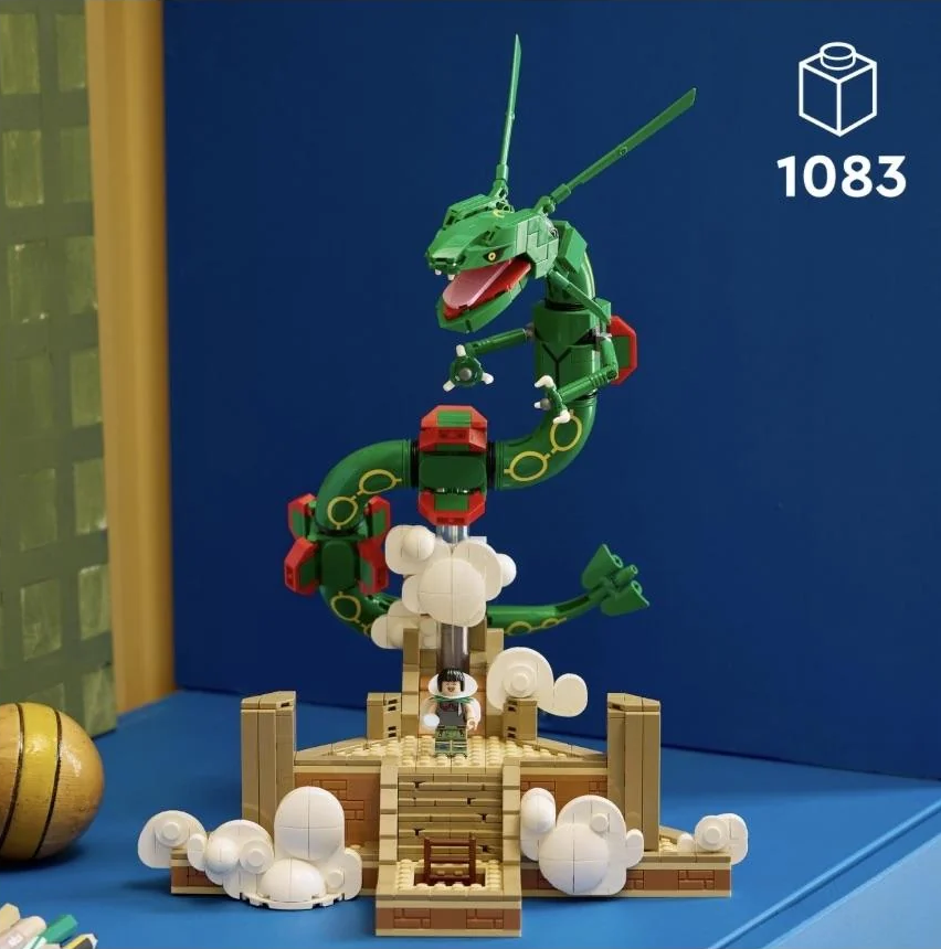 ModernNotoriety's tweet photo. New Pokémon x LEGO sets featuring Rayquaza, Arcanine, and Munchlax dropping August 1st https://t.co/fzOeYkTITf