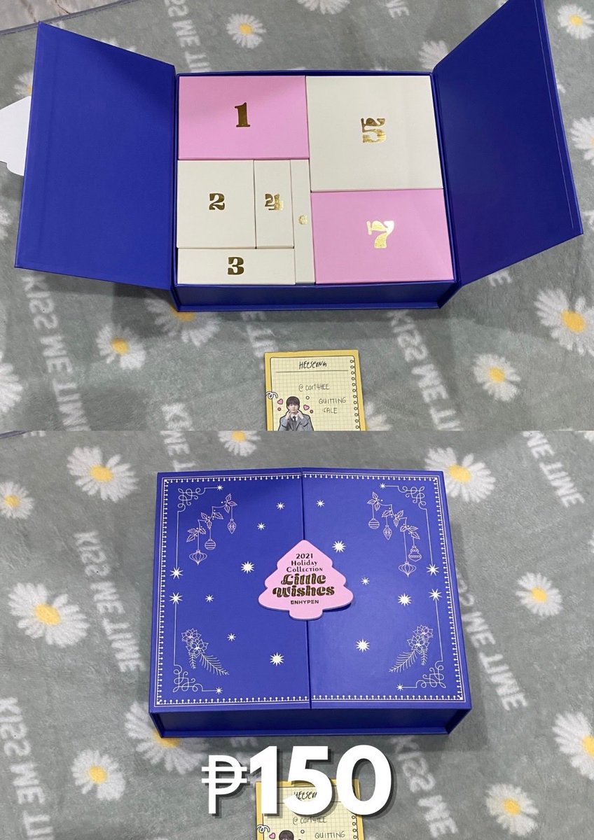 cart4HEE's tweet photo. WTS LFB

2021 Enhypen Holiday Collection Outbox - P150

Good condition! Can be used as storage for anik anik 😂

enha  jungwon heeseung jay jake sunghoon sunoo jungwon ni-ki heeseung little wishes advent calendar

@kpoprtph @ENHYPENmerchbot @enhypenrtph https://t.co/m4pQXXEcii