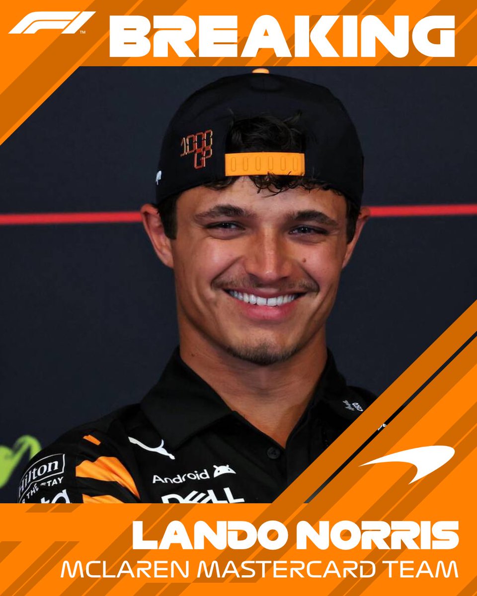ln4norris's tweet photo. BREAKING NEWS!!! https://t.co/TTwDgge8ID