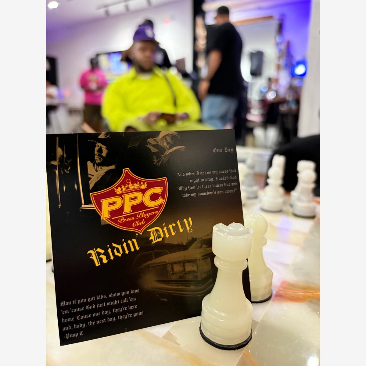 SketchtheJ's tweet photo. Press Players Club 
(aka the book club for albums)

Celebrating the 30th anniversary of 
UGK’s “Ridin’ Dirty”

June 23, 2026

Location: Cool x Dad https://t.co/s5clFr1byr
