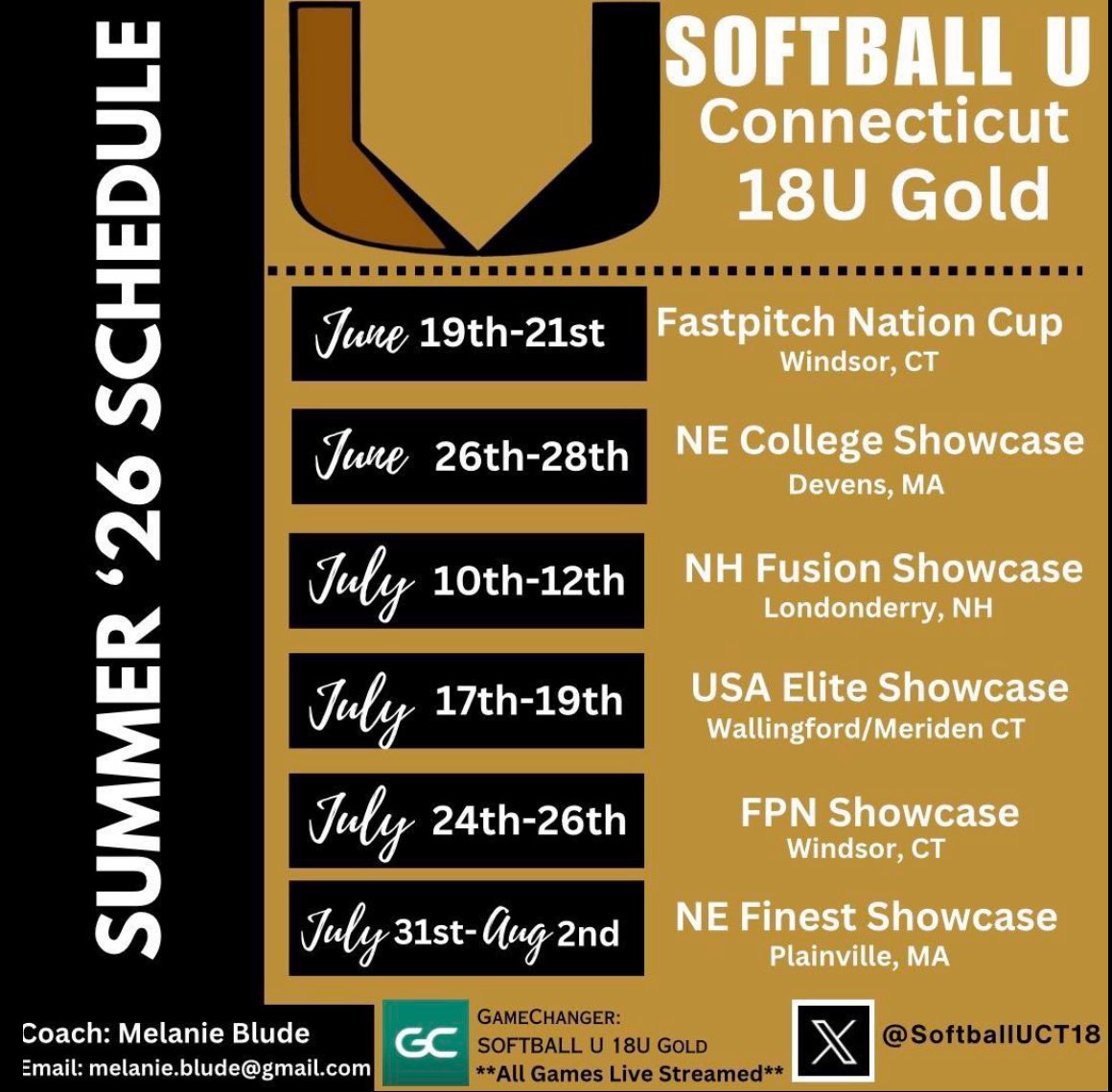 s_richetelli's tweet photo. Here’s summer season with Softball U! https://t.co/amH5hTb9Fb
