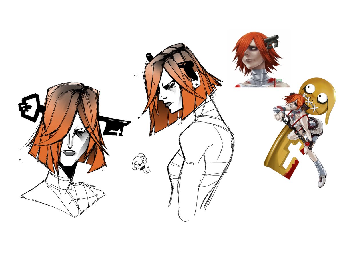 RtroReaper's tweet photo. More old A.B.A sketches #GuiltyGear https://t.co/3aj736jGxD