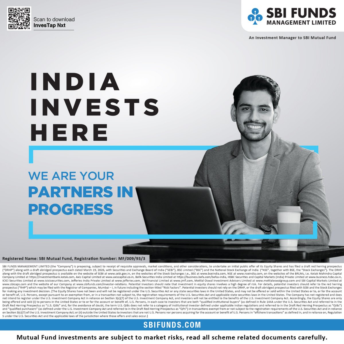 SBIMF's tweet photo. From first pay checks to lifelong aspirations, every milestone deserves a trusted partner. We are proud to partner with young India as they move towards their big dreams.

India Invests Here.

#IndiaInvestsHere #YoungInvestors #FinancialPlanning  #SBIMutualFund https://t.co/SfnLB29dM0