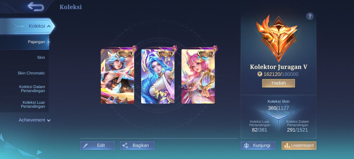 Antok127's tweet photo. Cuma butuh 360 skin buat ke kolektor juragan 😊 https://t.co/H0lILRtKZf