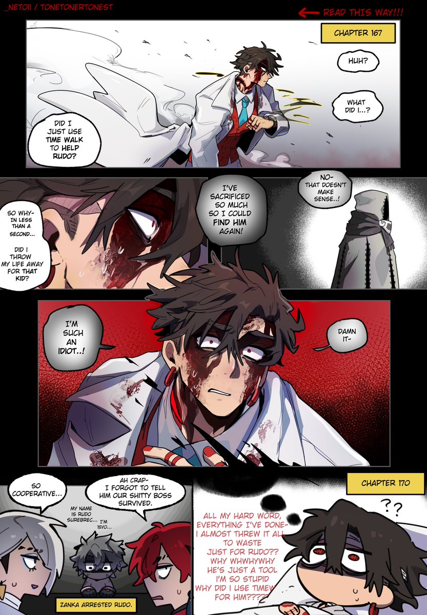 _netoII's tweet photo. manga spoilers🚨
that Time Walk moment but 2P AU beams it (from auramaxxing to no wait uhh i didn't mean to do that)
#GachiArt #GACHIAKUTA https://t.co/8VkmCHMEb6