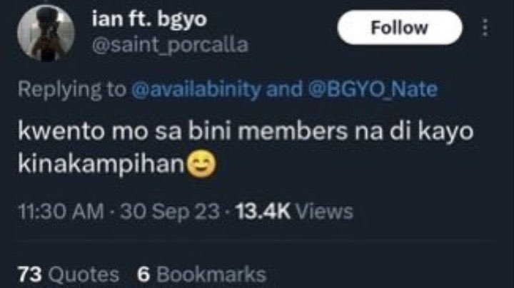 stck_cbrr's tweet photo. this is you. sayo siguro nakuha ng aces saksakan ng kayabangan. umangat lang kayo ng onti that time ha. nung karera era at tuwing may barda rito dati, laging kawawa ang blooms kasi hindi kami kinakampihan, kasi nga kayo ang angat that time at mas pabor sa inyo ang manman https://t.co/Tl3mb0XGRb