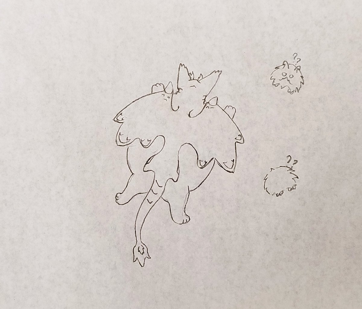 Lupo6542's tweet photo. Day 136 making Smolder sketch until @LeagueOfLegends release Spring Petals Smolder skin on PC. 

He stole the whole supply of Poro's Cookies... 
Damn you 🙄

#Smolder https://t.co/lxA0dzo4u0