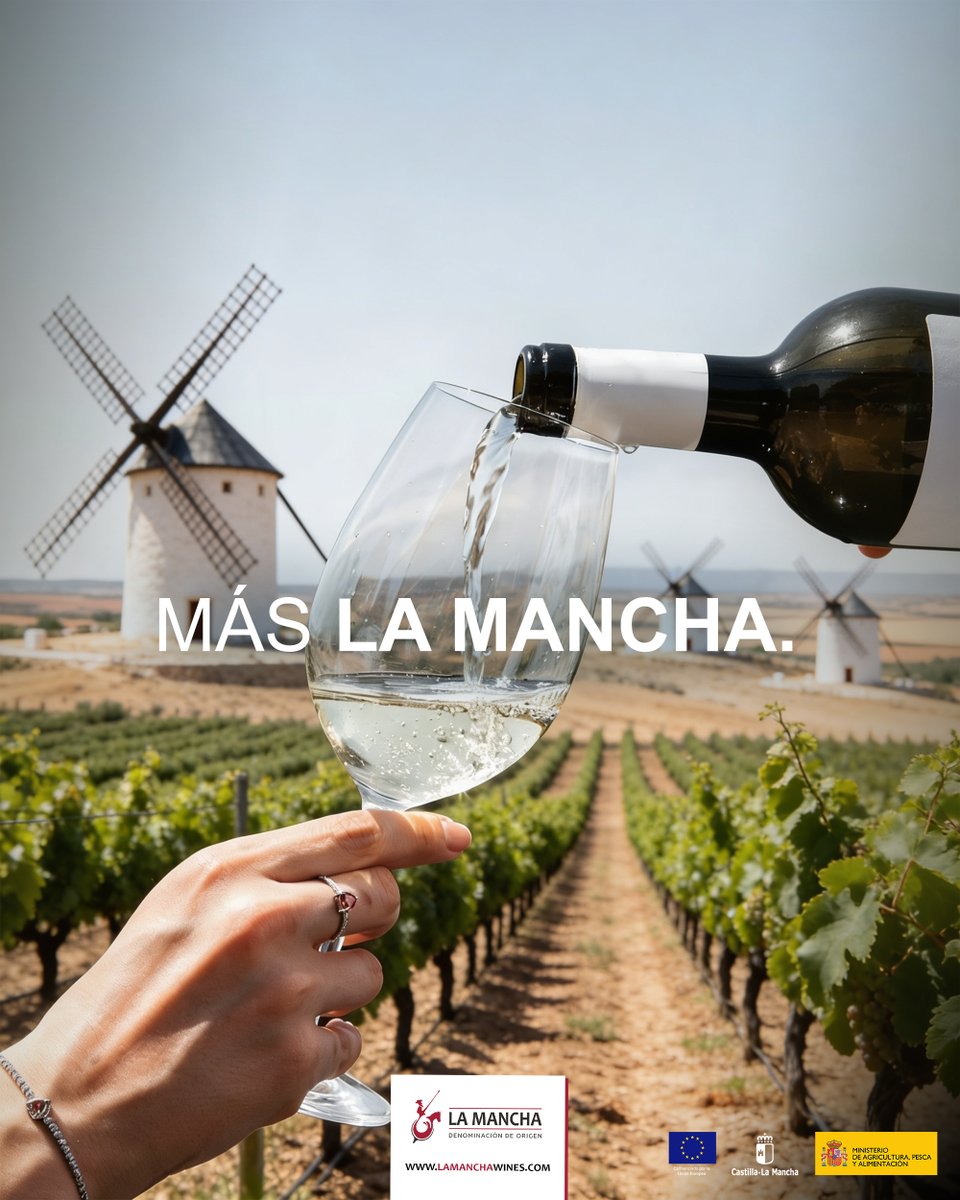 vinodelamancha's tweet photo. 🍷 Más viñedo. Más vino. Más momentos. Más brindis. Más sabor. Más La Mancha.
Hay lugares donde el vino no sólo se cultiva, también se vive.
#vinosdelamancha #dolamancha #VinosDOLaMancha #Brindemos #Enoturismo https://t.co/5vsT0Px5hm