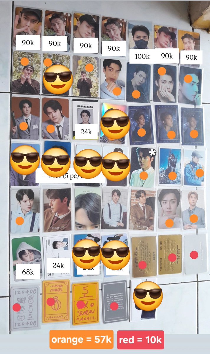 yellowinks's tweet photo. WTS🇮🇩 Yuk yuk mumpung mau 7.7

[UPDATE]
All Sehun photocards &amp; EXO Albums

Video condition✅️
Shopee &amp; packing fee included✅
Shipping JNE/JNT/Shopee✅️
Split payment BCA/DANA/gopay/shopee✅️

DM/mention untuk tanya tanya☺️🧡

t. sehun pc album exo 양도 세훈 엑소 포카 앨범 https://t.co/a7E7MvtSV9